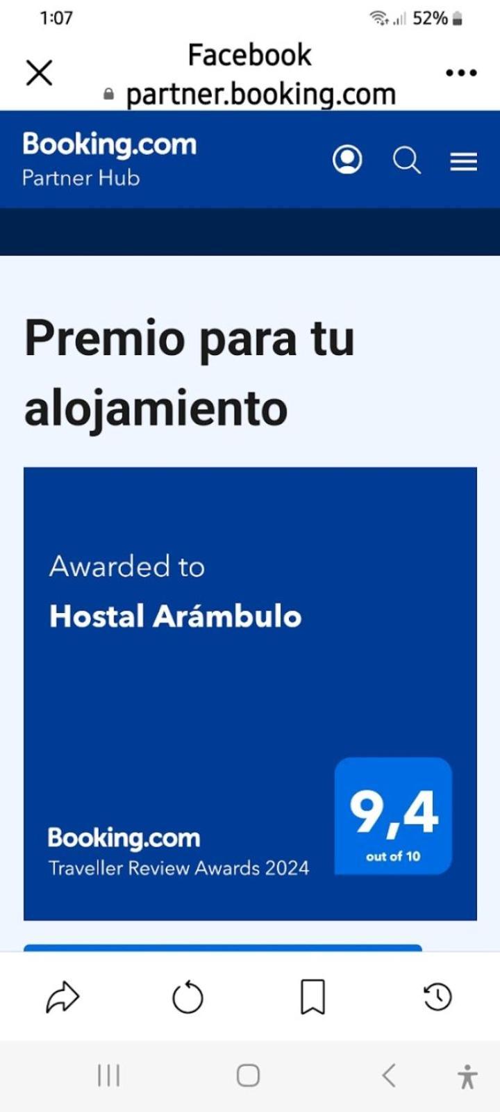 Hostal Arámbulo Villavieja Exterior foto